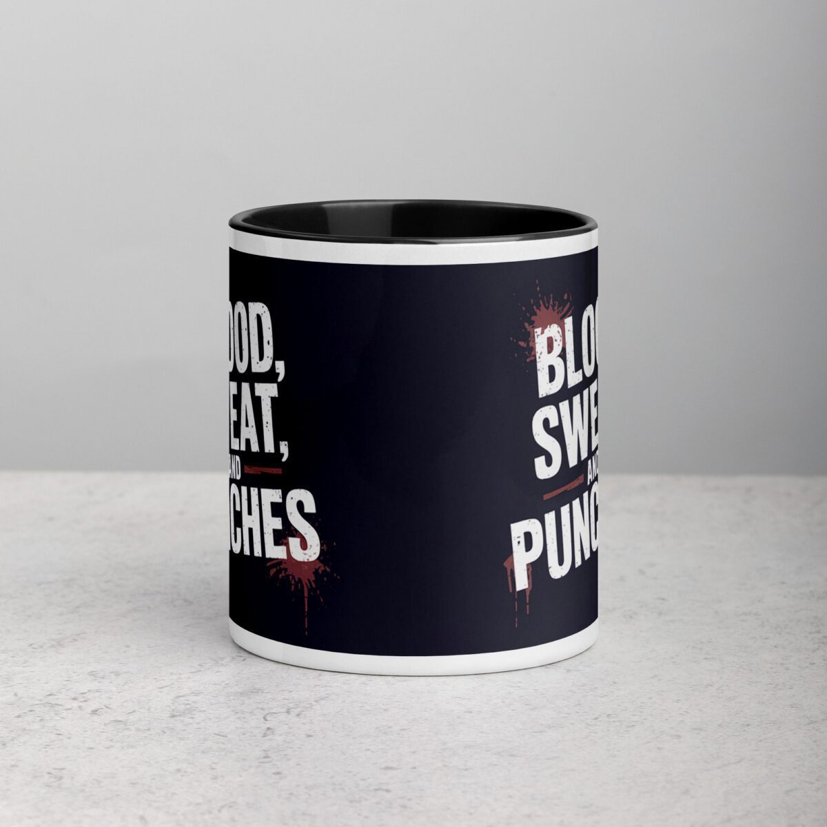 Blood, Sweat, and Punches Boxing Mug - Image 2