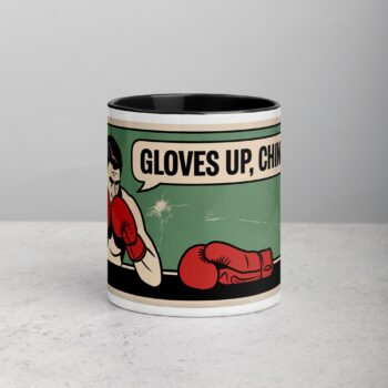 Gloves Up, Chin Down Boxing Mug