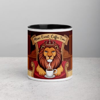 Mane Event: Coffee Time Lion Mug