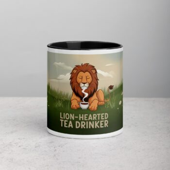 Lion-Hearted Tea Drinker Cup