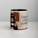Espresso Yourself, Monkey Style Coffee Mug
