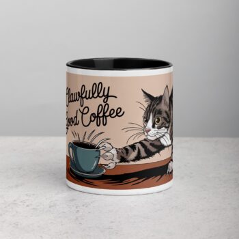 Clawfully Good Coffee Cat Mug