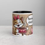 Purr More, Stress Less Cat Mug