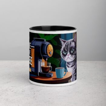 No Talkie Before Coffee Cat Mug