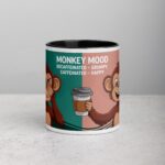 Monkey Mood: Decaffeinated = Grumpy, Caffeinated = Happy Mug