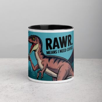 Rawr Means I Need Coffee Mug