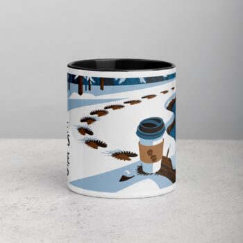 Moose Tracks and Coffee Stains Mug