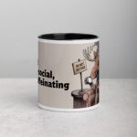 I’m Not Antler-Social, Just Caffeinating Moose Mug