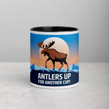 Antlers Up for Another Cup! Moose Mug