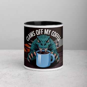 Claws Off My Coffee Dinosaur Mug
