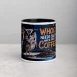 Whoo Needs Sleep When There's Coffee? Owl Mug