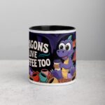 Dragons Love Coffee Too Mug