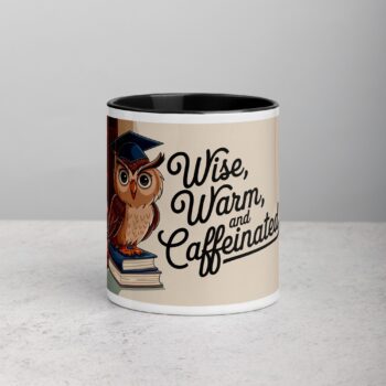 Wise, Warm, and Caffeinated Owl Coffee Mug