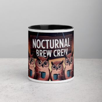 Nocturnal Brew Crew Owl Mug
