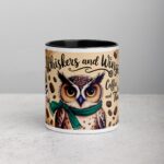 Whiskers and Wings, Coffee and Things Owl Mug