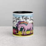 Horn First, Coffee Second Unicorn Mug