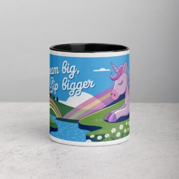 Dream Big, Sip Bigger Unicorn Mug