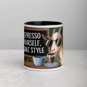 Espresso Yourself, Goat Style Coffee Mug