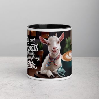 Lattes and Goats Make Everything Better Mug