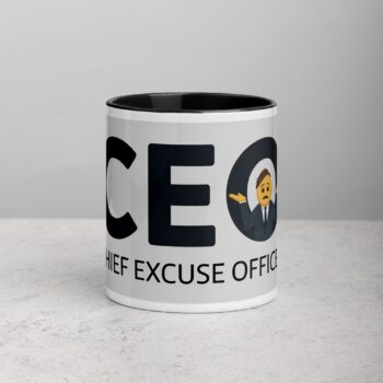 CEO: Chief Excuse Officer Boss Mug