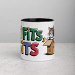 If I Fits, I Sits Cat Coffee Mug & Tea Cup
