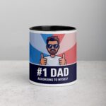 #1 Dad (According to Myself) Coffee Mug