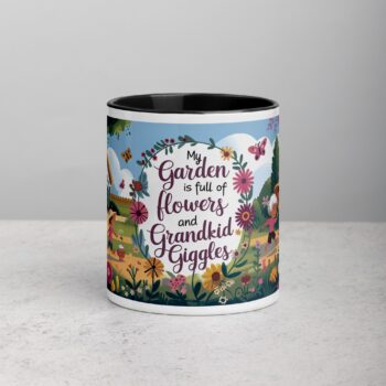 My Garden Is Full of Flowers and Grandkid Giggles Mug