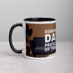 Doberman Dad: Protector of Treats Coffee Mug - Image 2