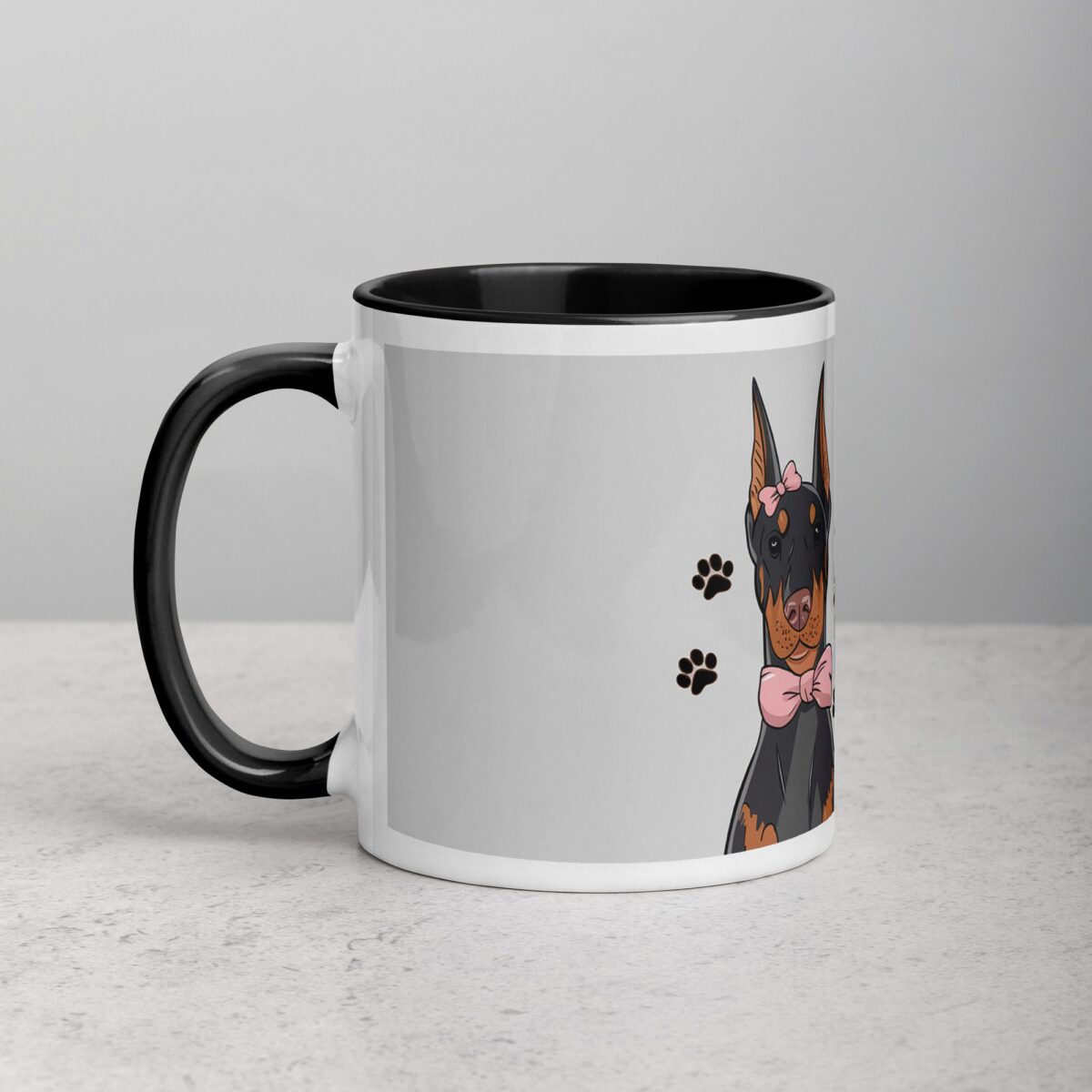 Doberman Hair, Don’t Care Coffee Mug - Image 2