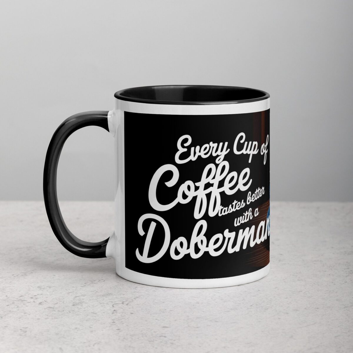 Every Cup of Coffee Tastes Better with a Doberman Mug - Image 2