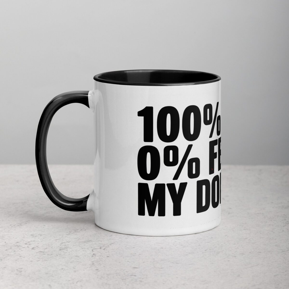 100% Loyal, 0% Fear: My Doberman Coffee Mug - Image 2