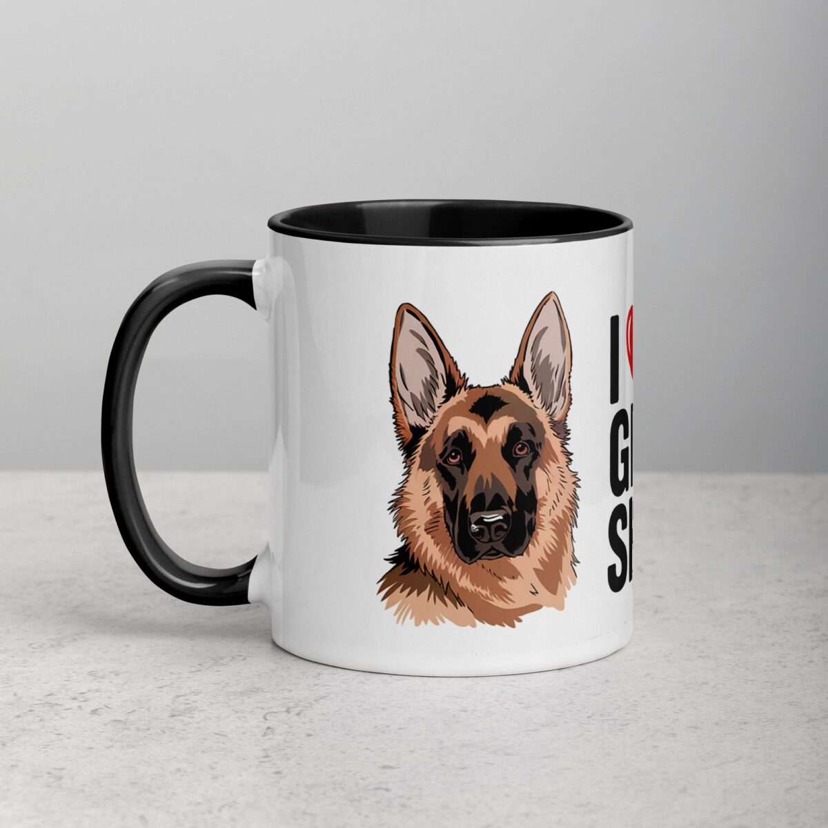 I ❤️ My German Shepherd Coffee Mug & Tea Cup - Image 2