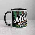 German Shepherd Mom: Protector and Pack Leader Mug - Image 2