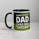 German Shepherd Dad: Chief Ball Thrower Mug - Image 2