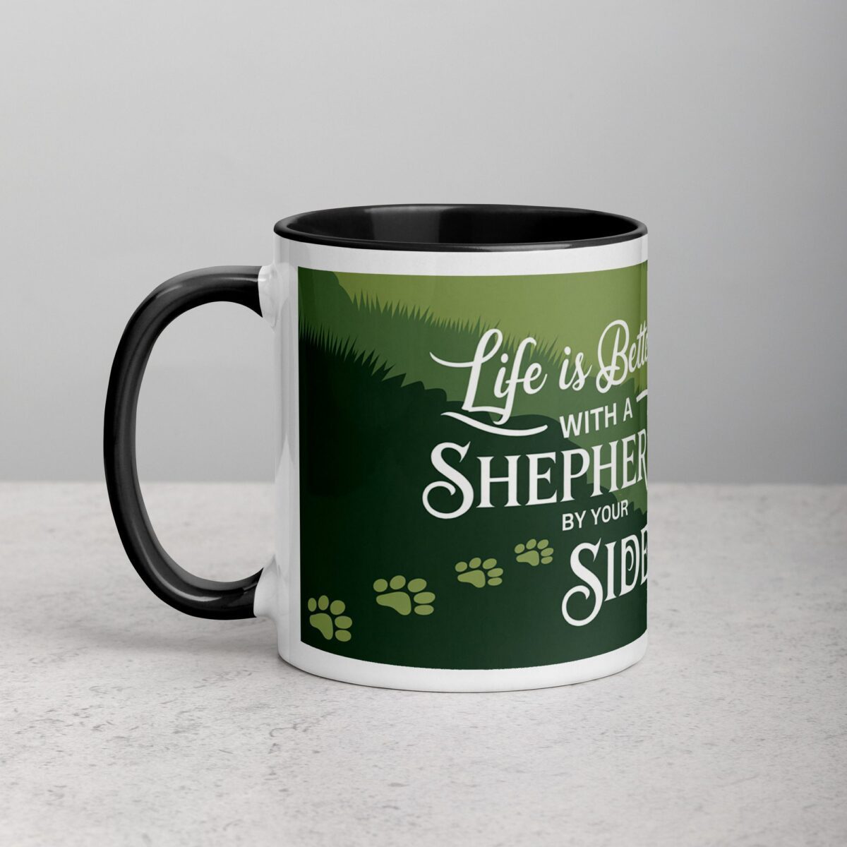 Life Is Better with a Shepherd by Your Side Coffee Mug - Image 2