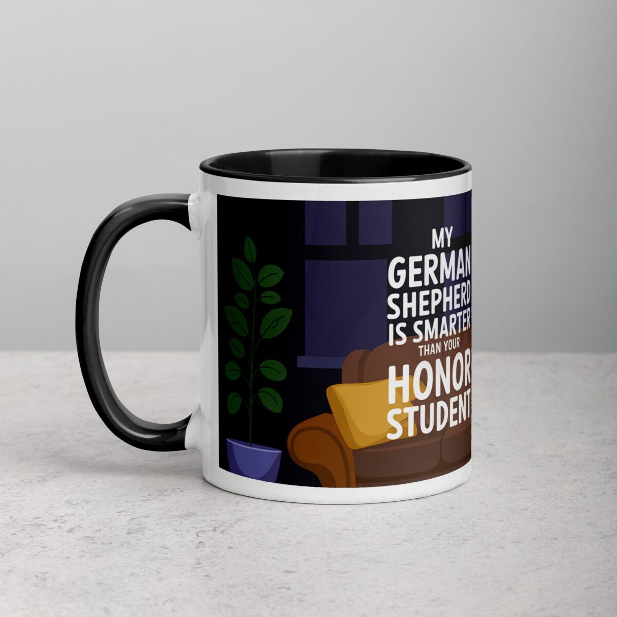 My German Shepherd Is Smarter Than Your Student Mug - Image 2