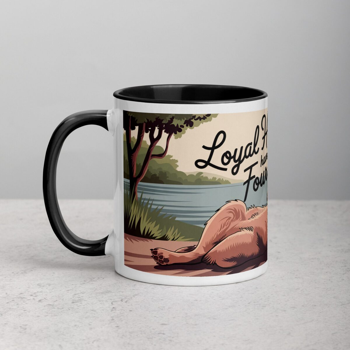 Loyal Hearts Have Four Paws Coffee Mug - Image 2