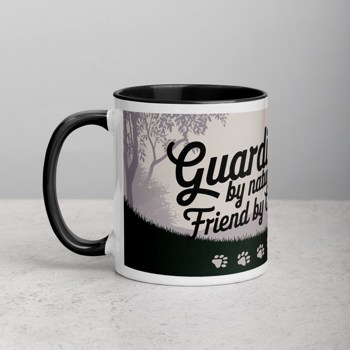 Guardian by Nature, Friend by Choice Coffee Mug - Image 2