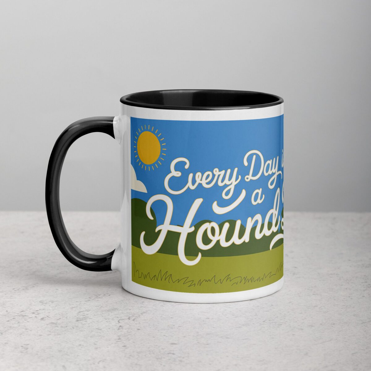 Every Day Is a Hound Day Coffee Mug & Tea Cup - Image 2