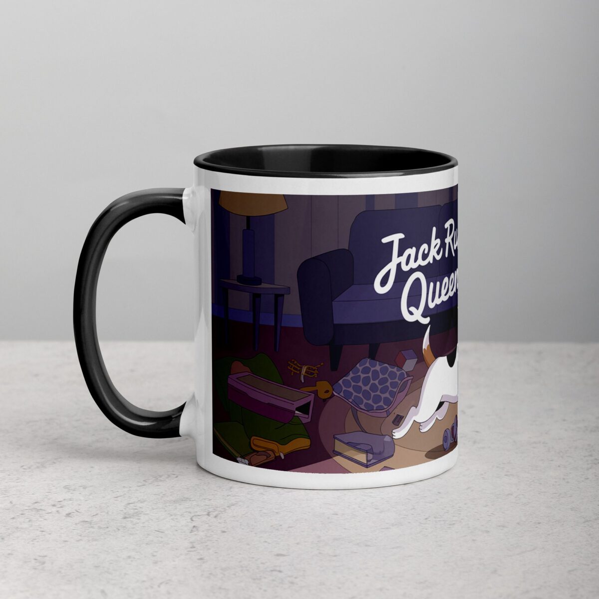 Jack Russell Mom: Queen of Chaos Coffee Mug - Image 2