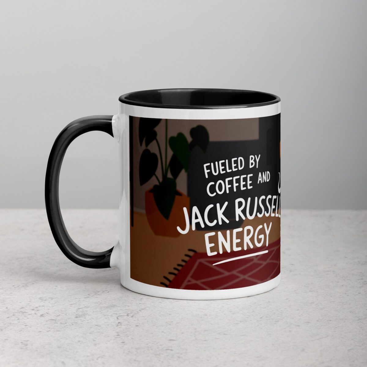 Fueled by Coffee and Jack Russell Energy Mug - Image 2