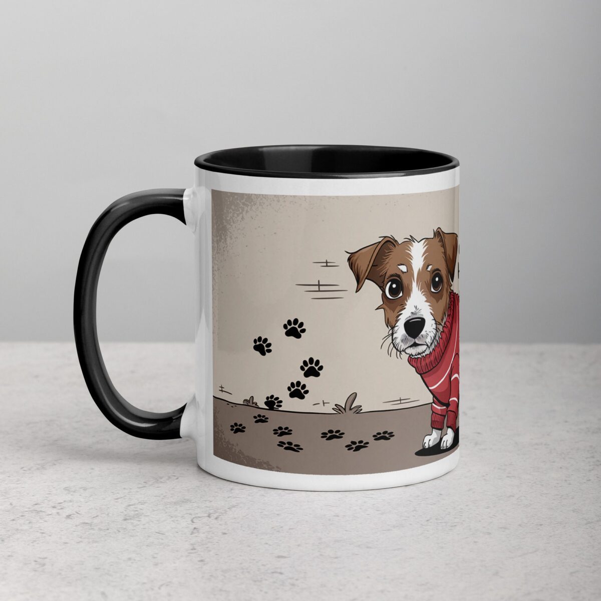 Jack Russell Hair, Don’t Care Coffee Mug - Image 2
