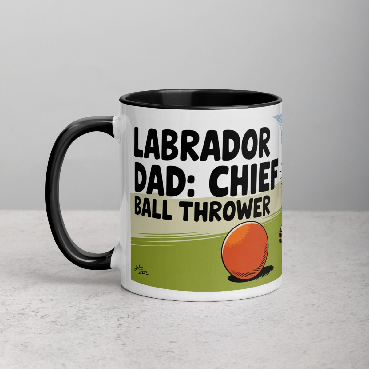Labrador Dad: Chief Ball Thrower Coffee Mug - Image 2