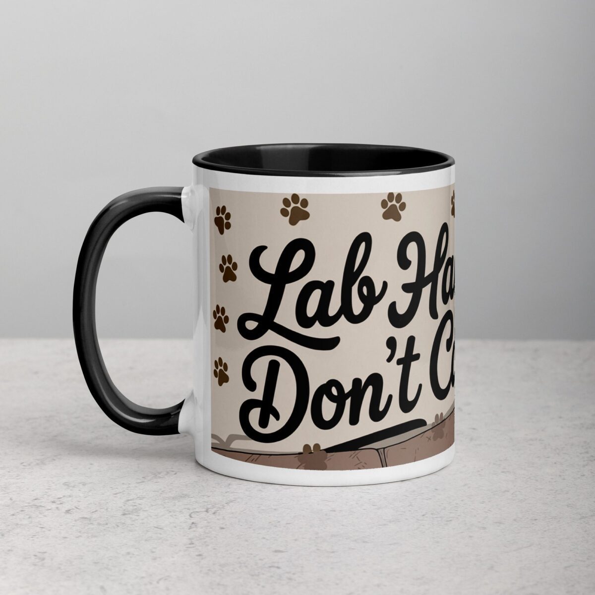 Lab Hair, Don’t Care Labrador Coffee Mug - Image 2