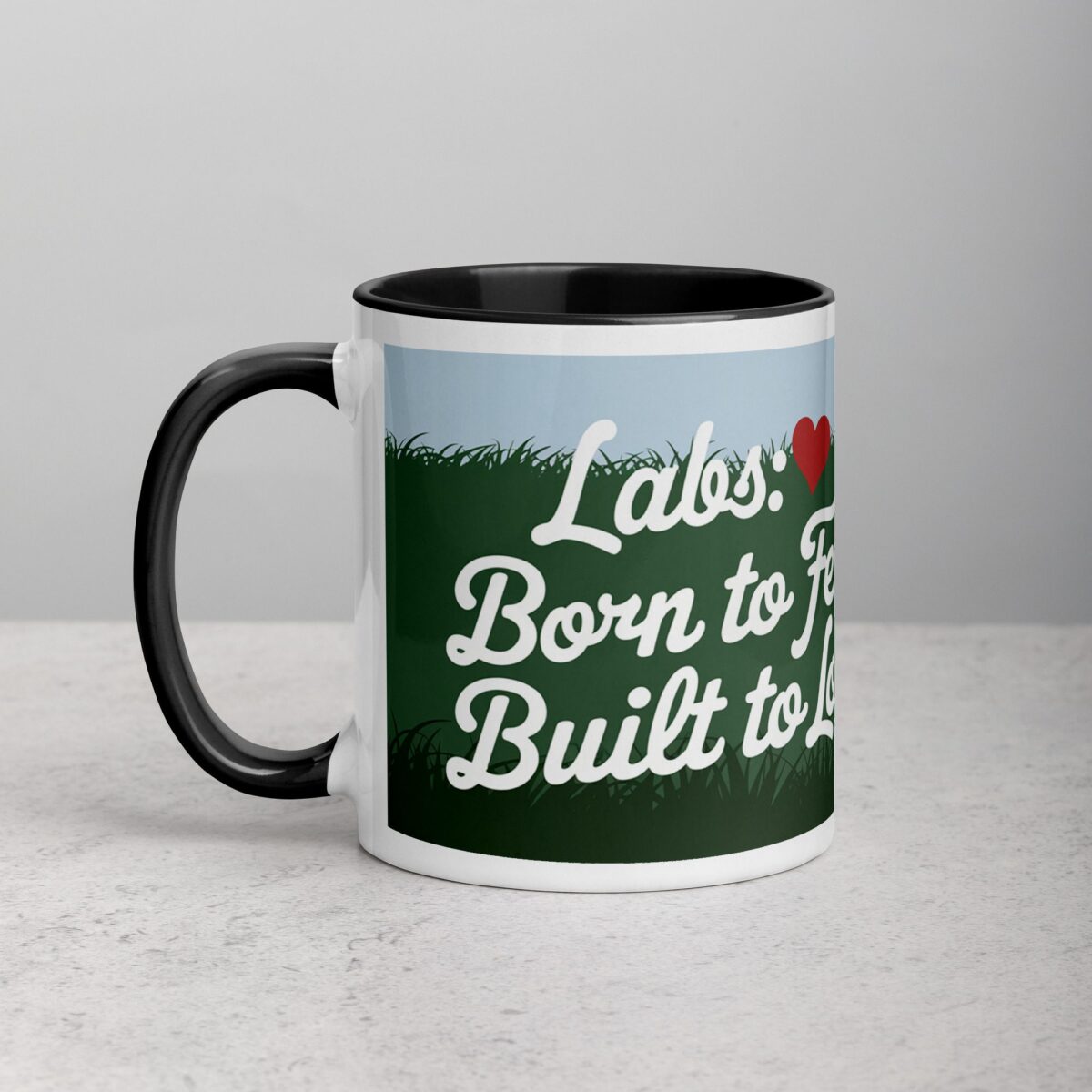 Labs: Born to Fetch, Built to Love Coffee Mug - Image 2