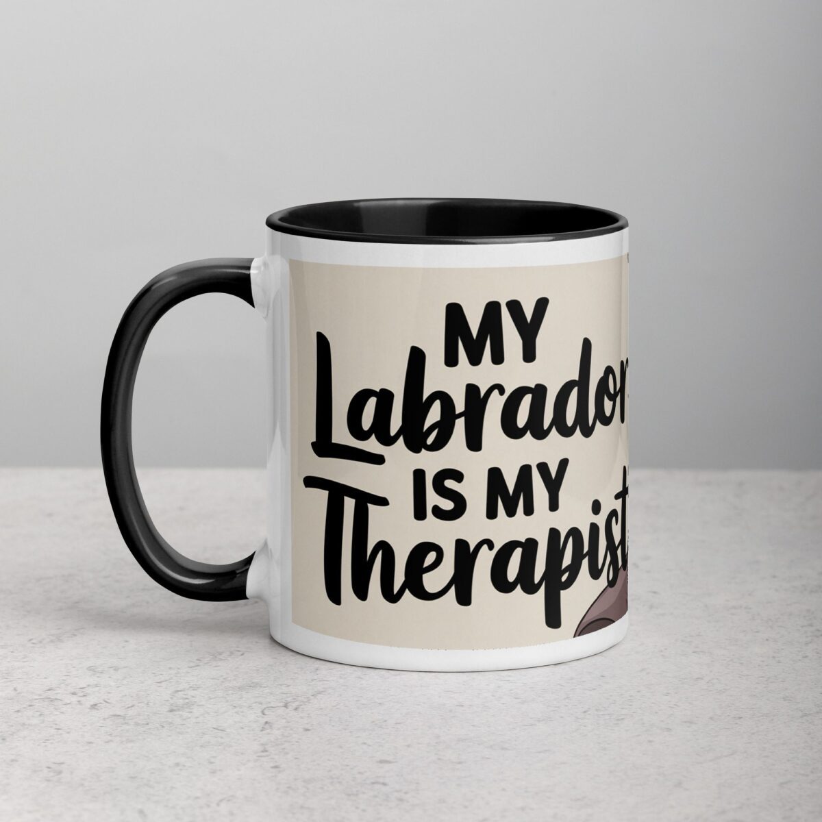 My Labrador Is My Therapist Coffee Mug - Image 2