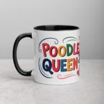 Poodle Mom: Queen of Curls Coffee Mug - Image 2
