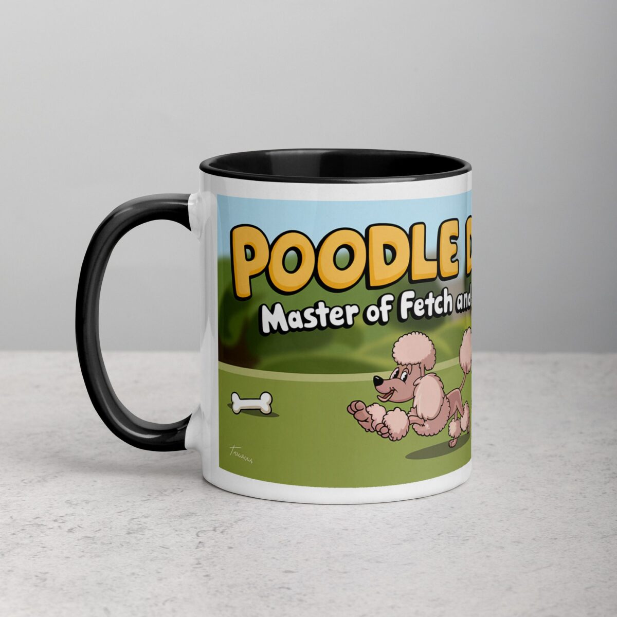 Poodle Dad: Master of Fetch and Fluff Coffee Mug - Image 2