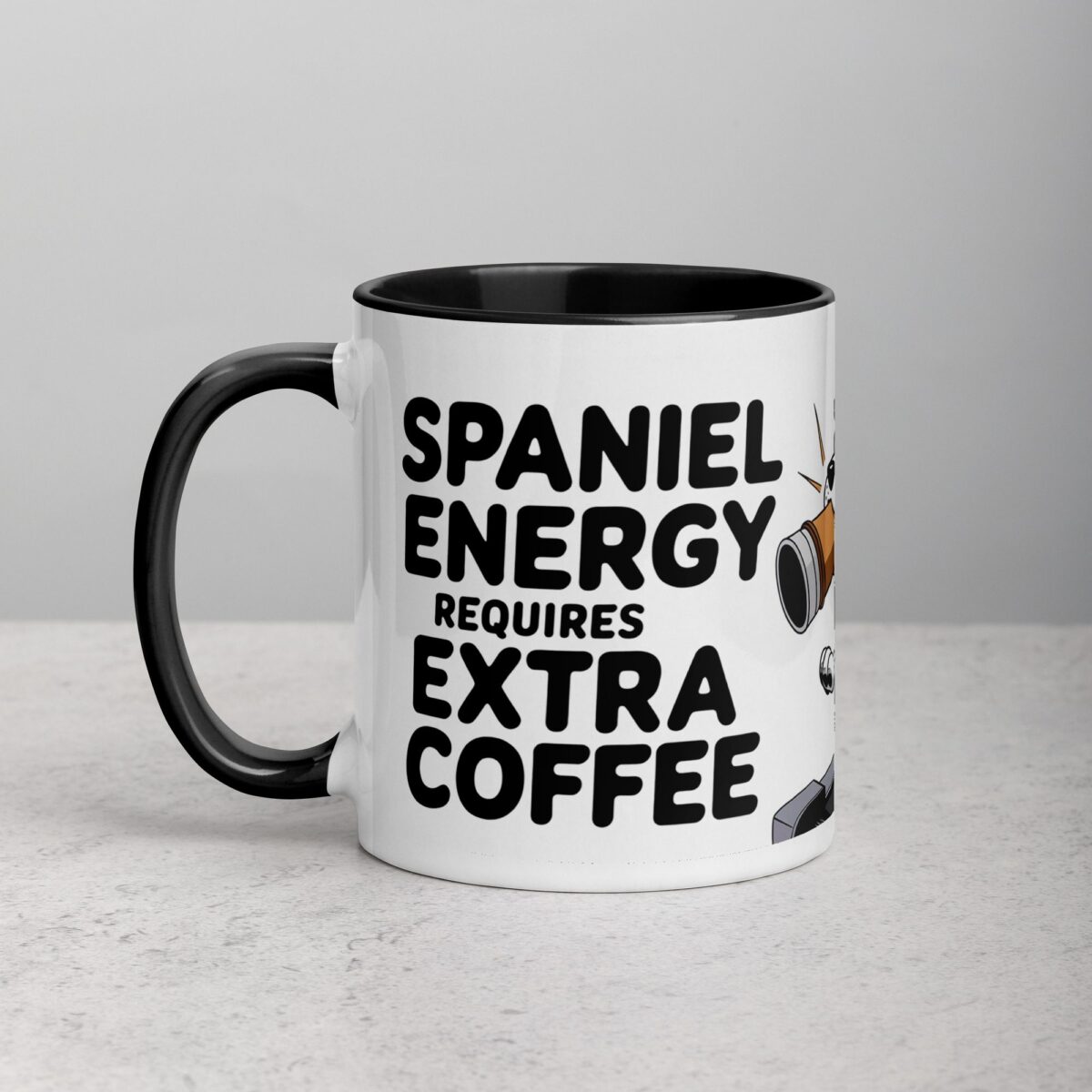 Spaniel Energy Requires Extra Coffee Mug - Image 2
