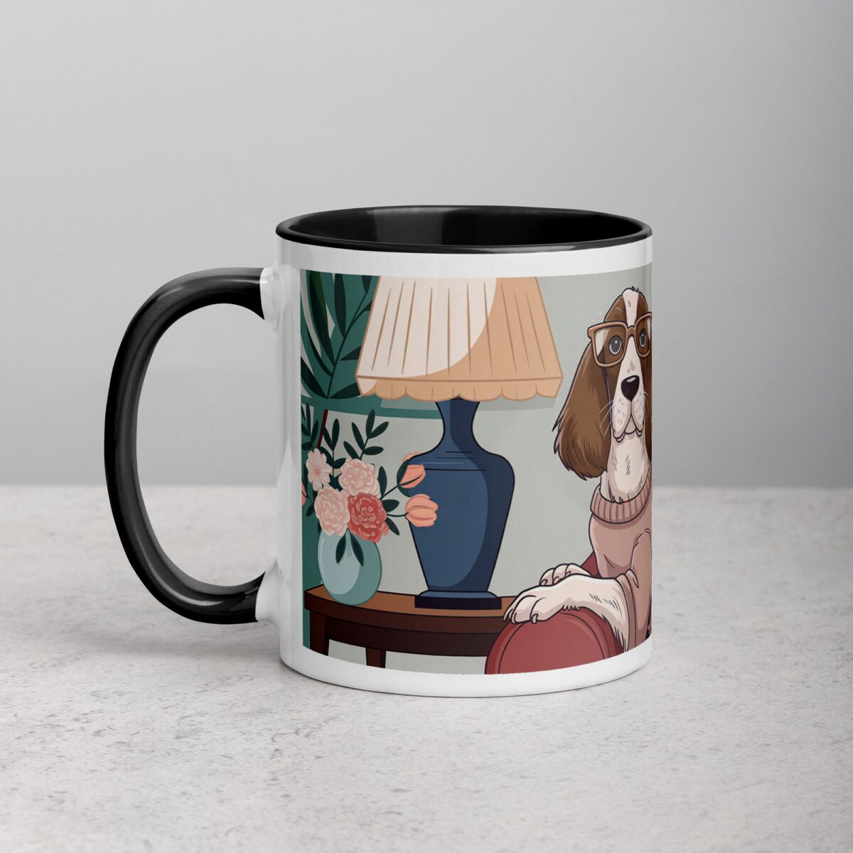 My Spaniel Is My Therapist Coffee Mug - Image 2
